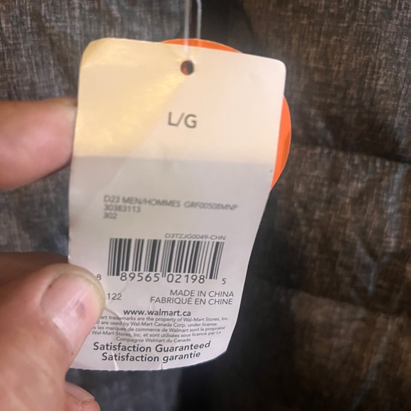 George Men's Gray Puffer Jacket - Picture 5 of 10